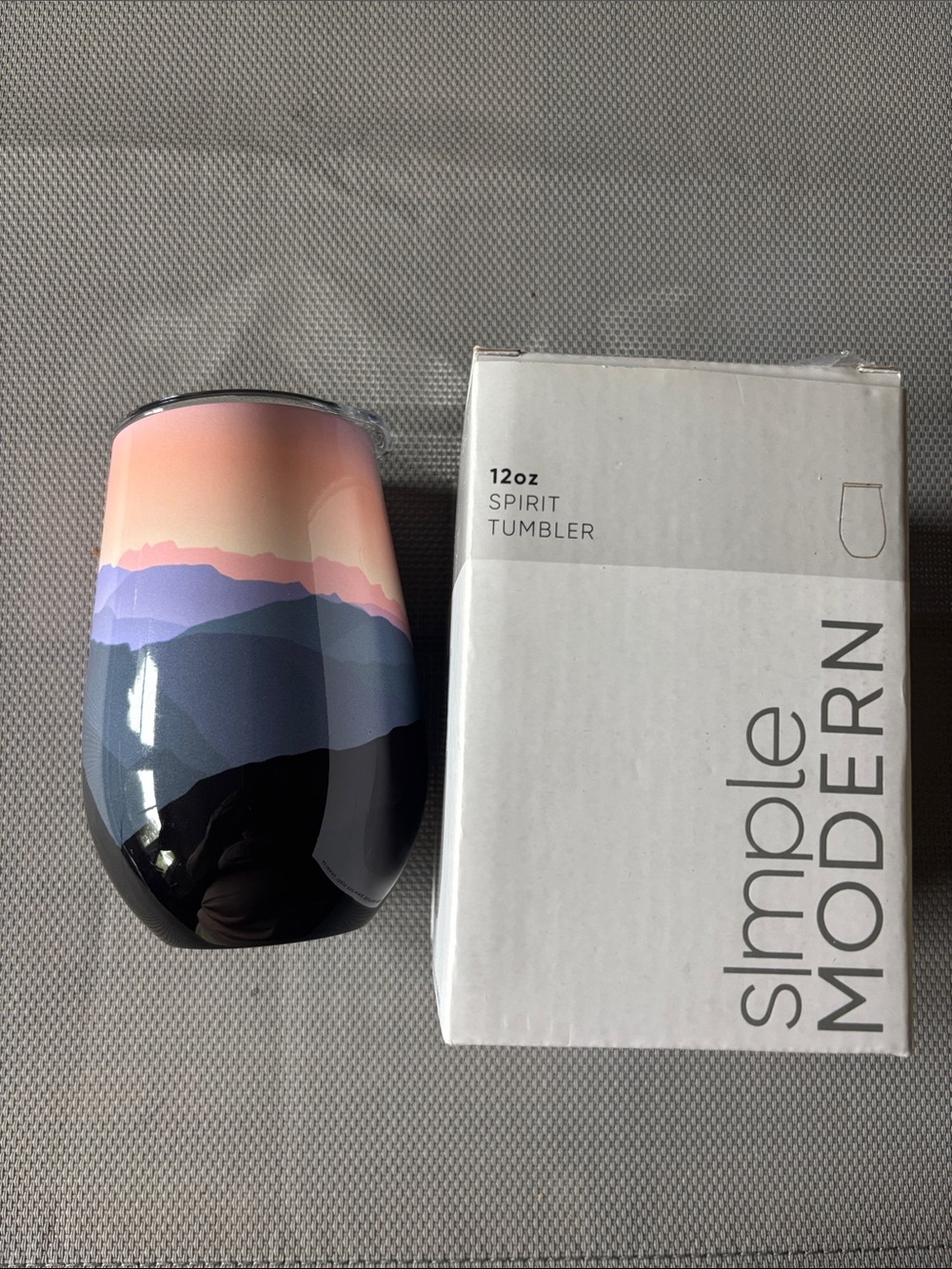 Simple Modern 12oz Spirit Tumbler - Sunset Gradient Mountains (Multicolor)